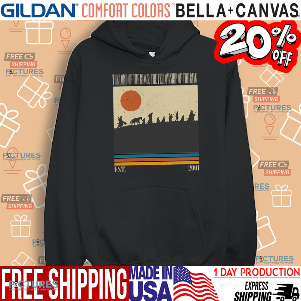 The Lord of the Rings The Fellowship of the Ring Est. 2001 Shirt