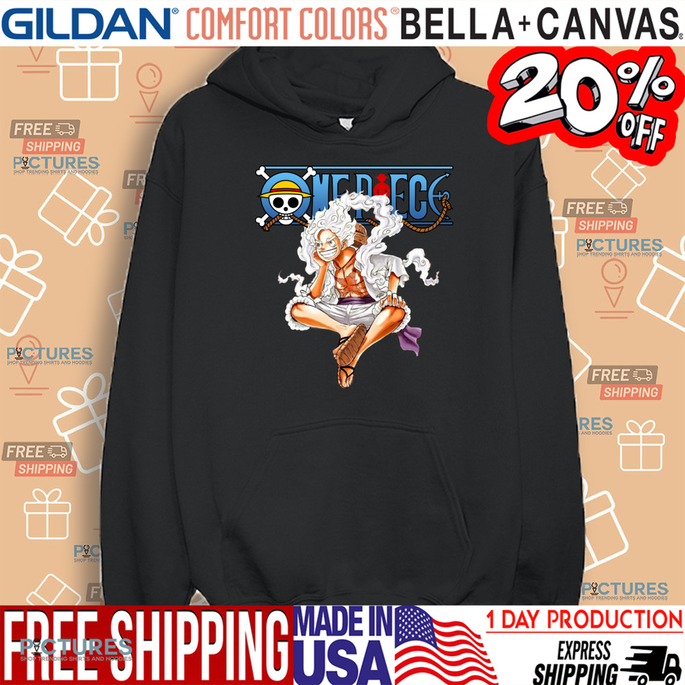 The One Piece Monkey D. Luffy Gear 5 Nika Anime Movie Manga Shirt