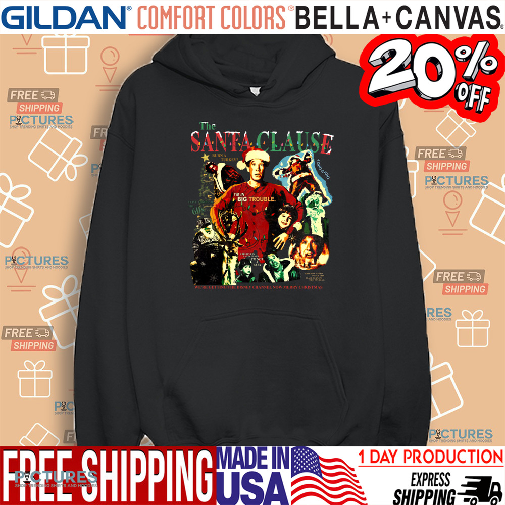 The Santa Clause Movie I'm In Big Trouble Vingtage Christmas Shirt