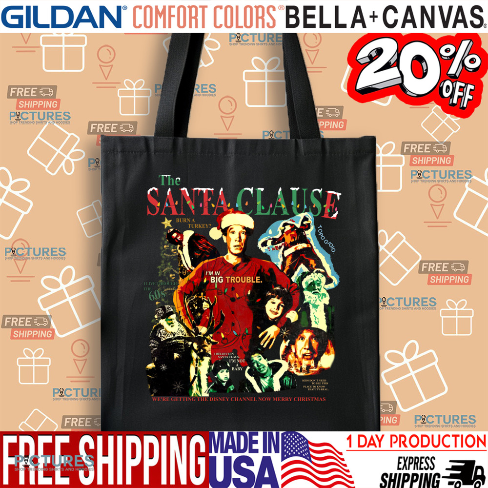 The Santa Clause Movie I'm In Big Trouble Vingtage Christmas Shirt
