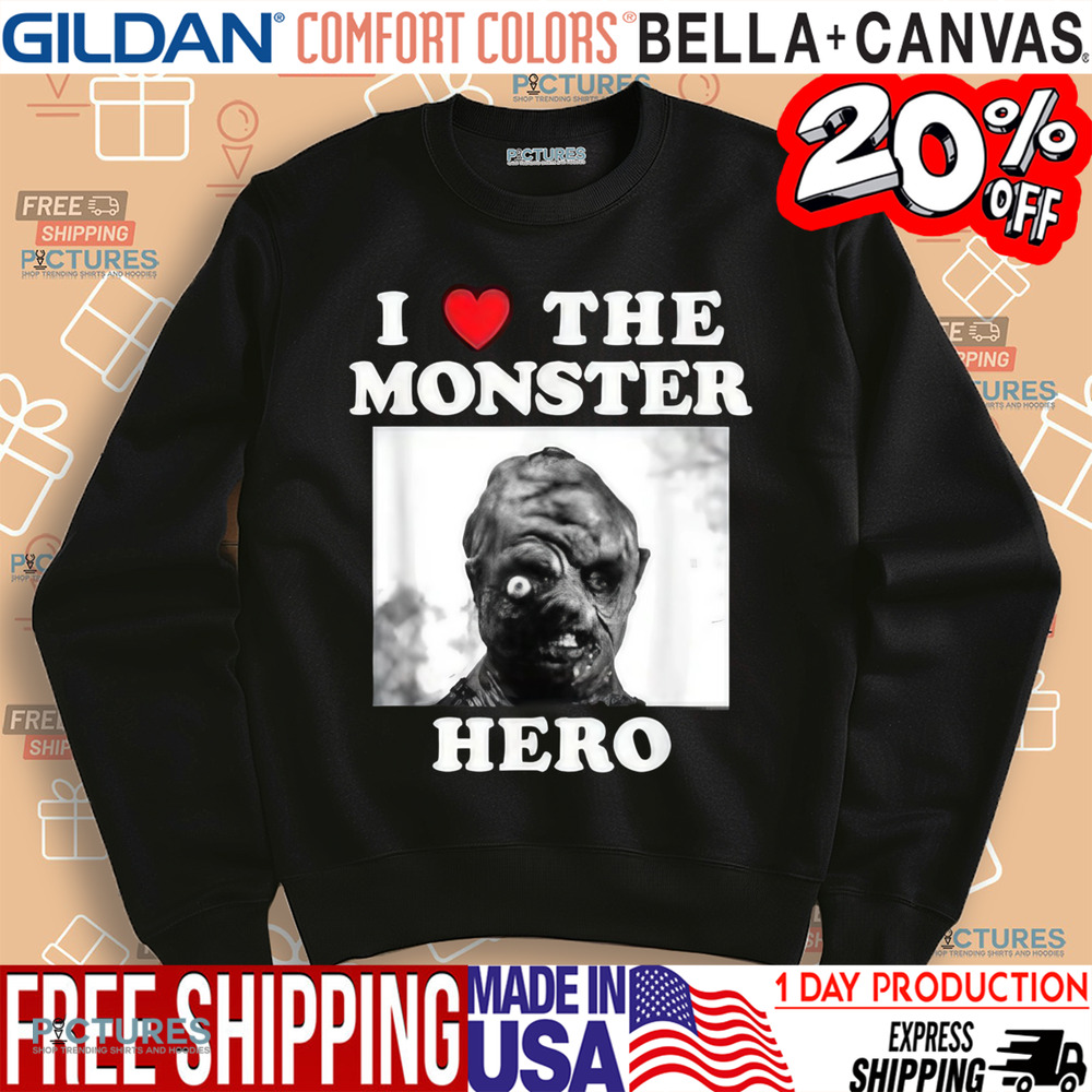 The toxic avenger i love the monster hero shirt
