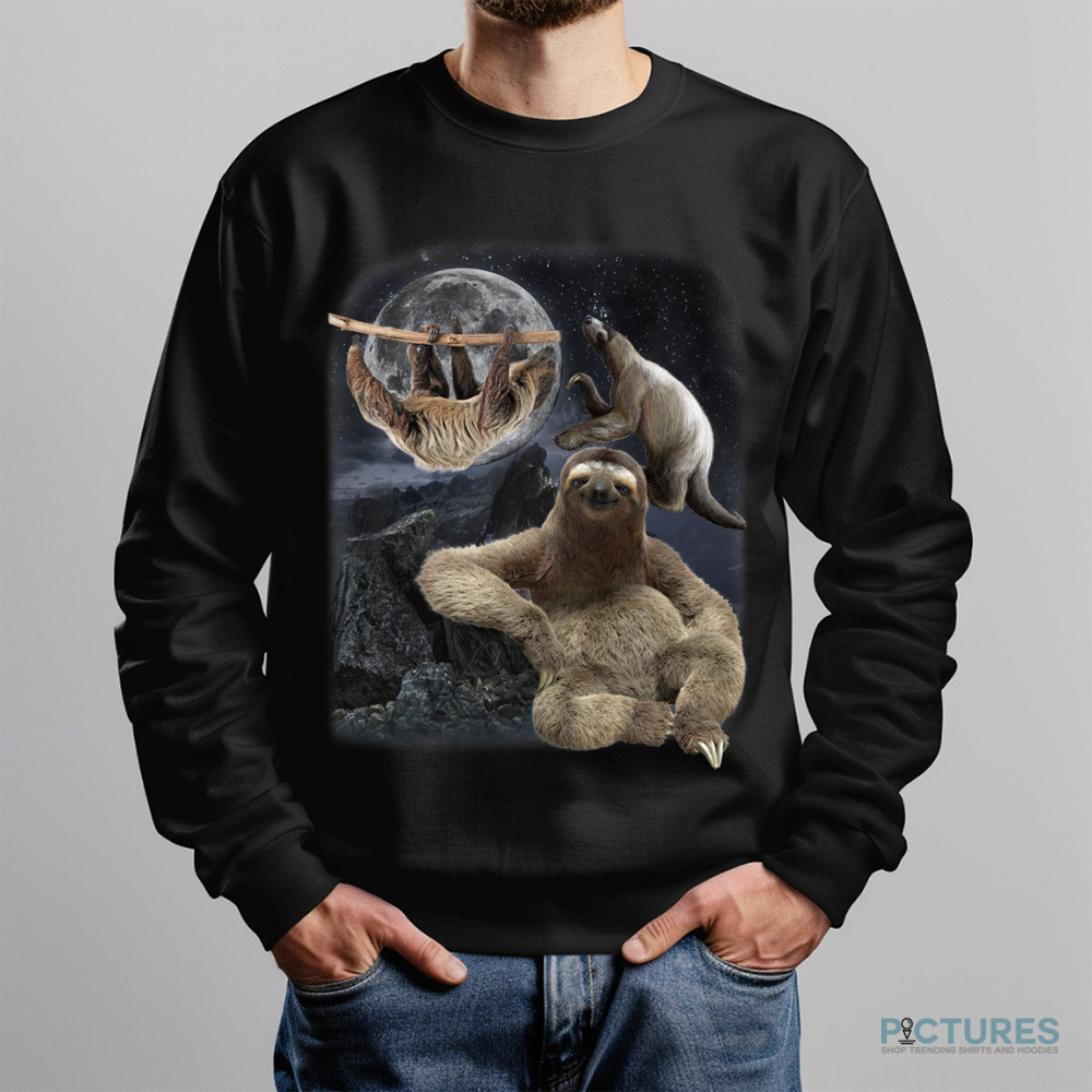 Three Sloths Nature Moon Vintage Shirt