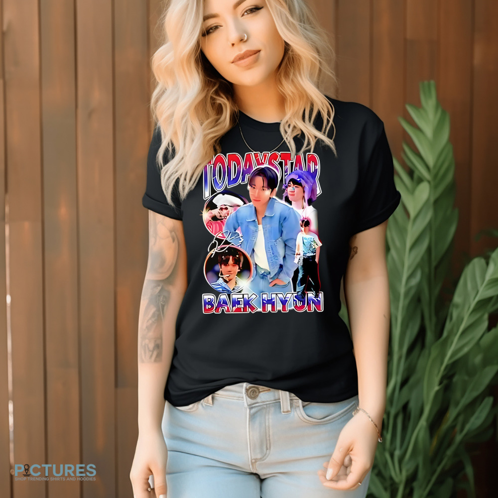 Today Star Baekhyun Vintage Bootleg shirt