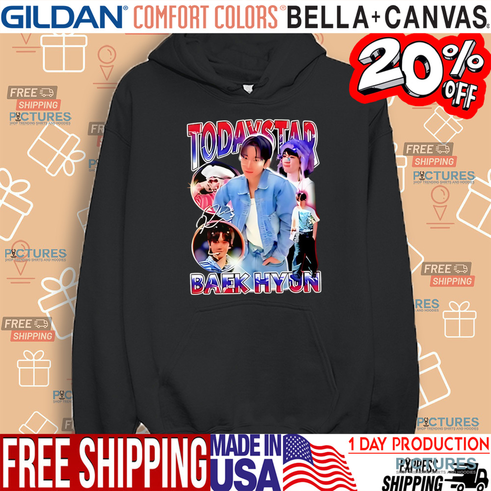 Today Star Baekhyun Vintage Bootleg shirt