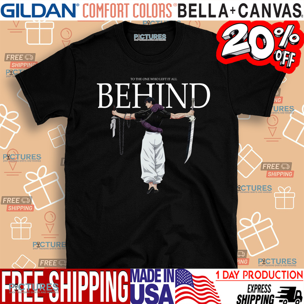 Toji Fushiguro Jujutsu Kaisen To The One Who Left It All Behind Shirt