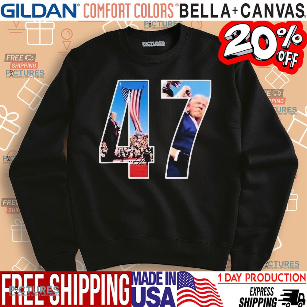 Trump 47 Fighting Shooting Shirt