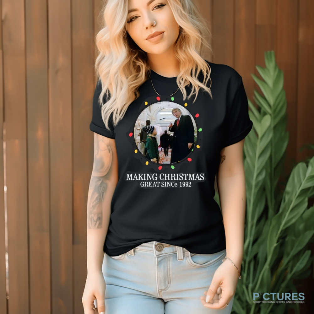 Trump Kevin Mccallister Home Alone Making Christmas Great Since 1992 Shirt
