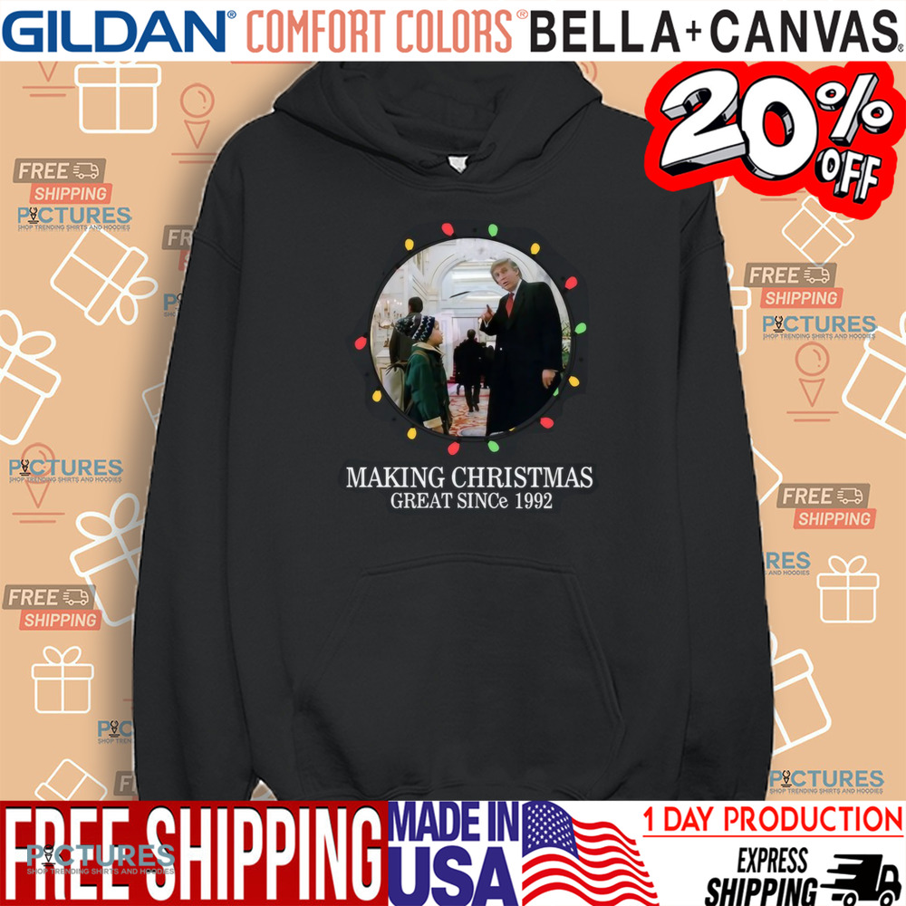 Trump Kevin Mccallister Home Alone Making Christmas Great Since 1992 Shirt