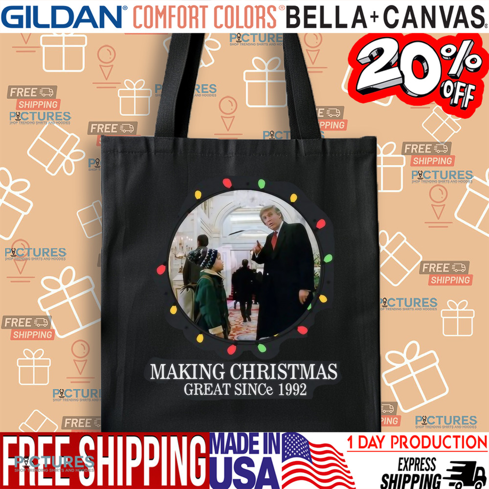 Trump Kevin Mccallister Home Alone Making Christmas Great Since 1992 Shirt
