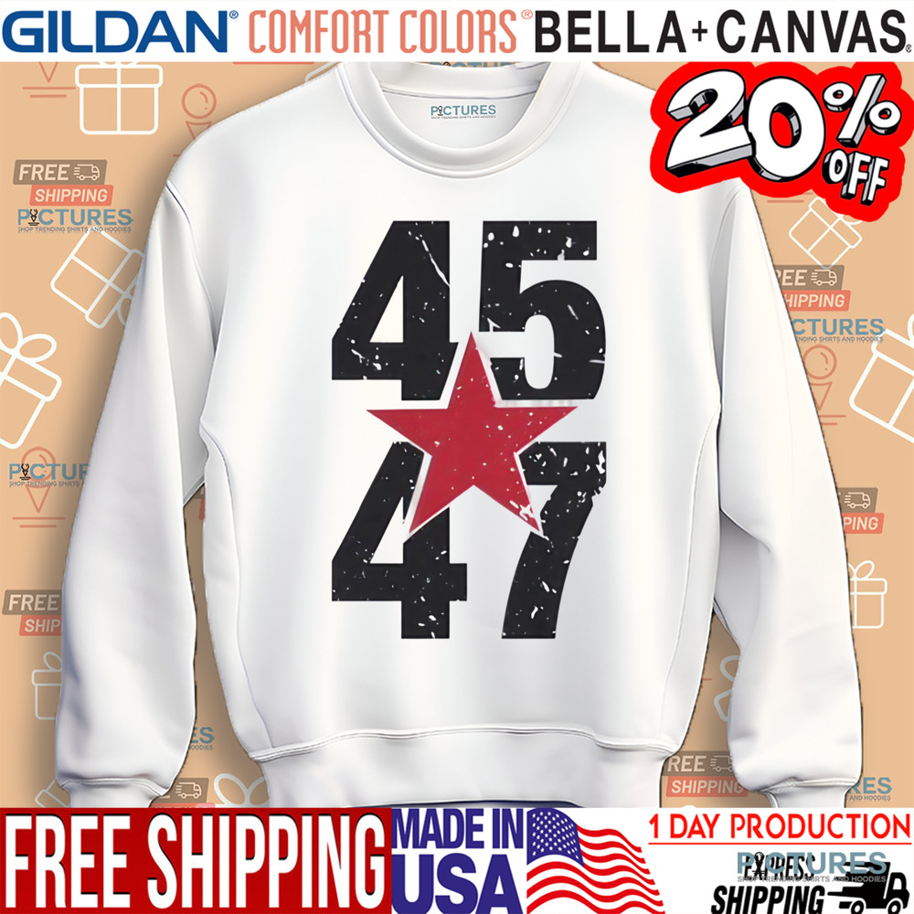 Trump President 45 47 Congratulation Shirt