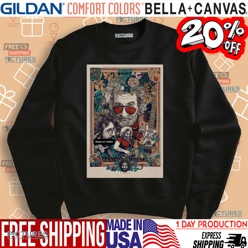 Tyler Stout Jerry Garcia Grateful Dead Poster Shirt