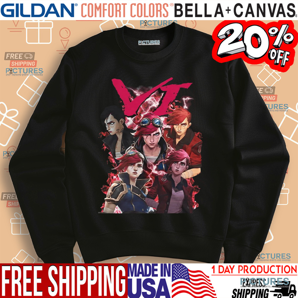 Vi Arcane League Of Legends Vintage Bootleg Shirt