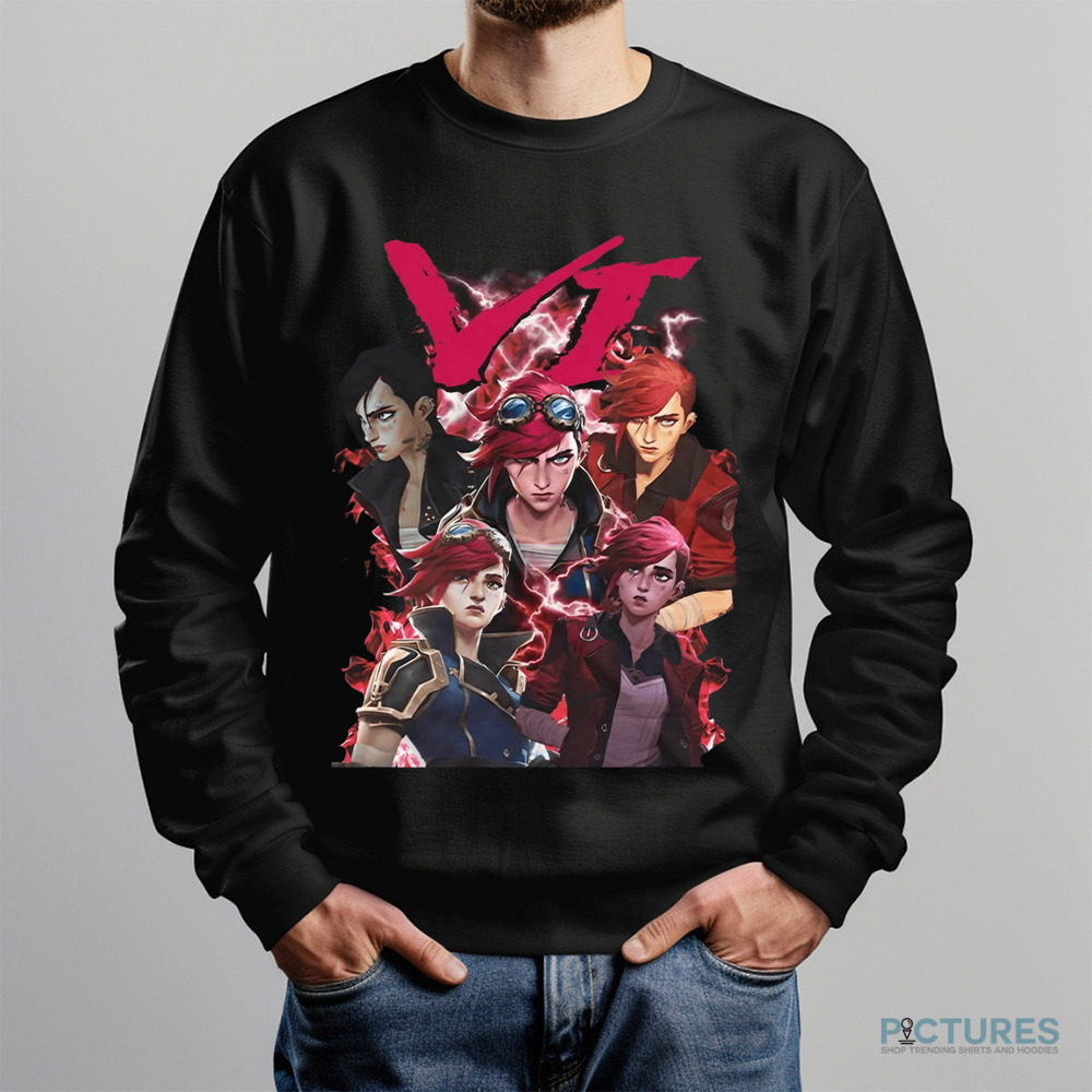 Vi Arcane League Of Legends Vintage Bootleg Shirt