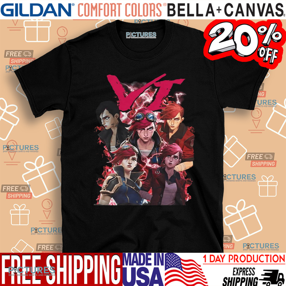 Vi Arcane League Of Legends Vintage Bootleg Shirt