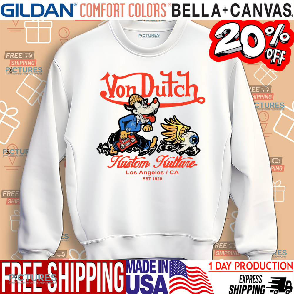 Von Dutch Kustom Kulture Los Angeles Est 1920 Shirt