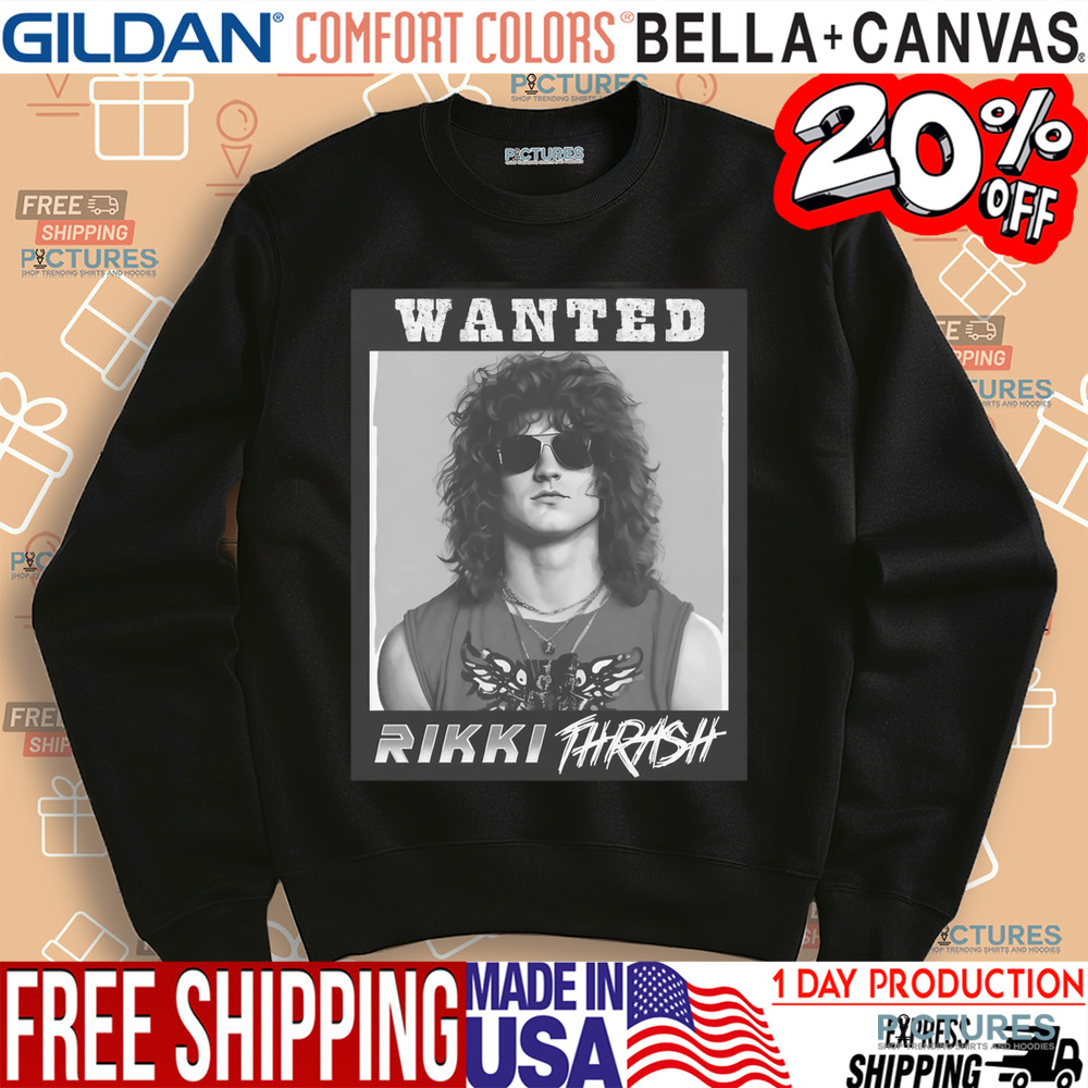 Wanted Rikki Thrash shirt