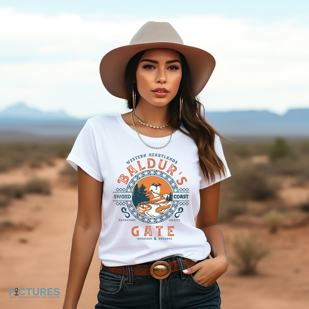 Western Heartlands Baldur's Gate Dungeons and Dragons Sword Coast Adventure Awaits Shirt