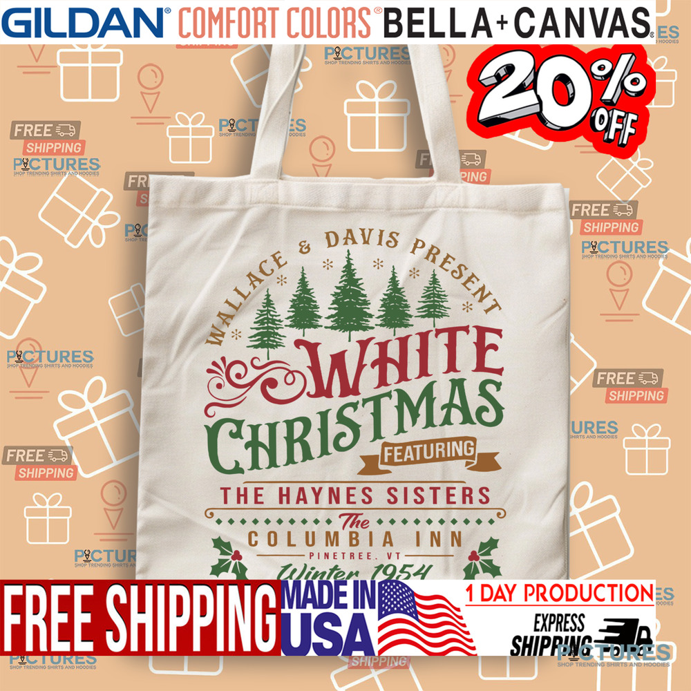 White Christmas Pine Tree The Haynes Sisters Vintage Shirt