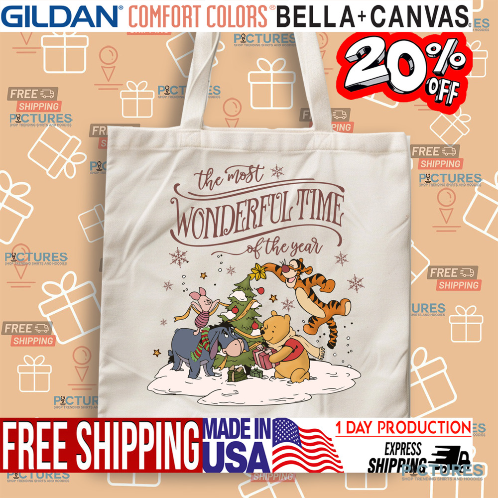 Winnie Pooh and Friends The Most Wonderful Time Of The Year Christmas Shirt