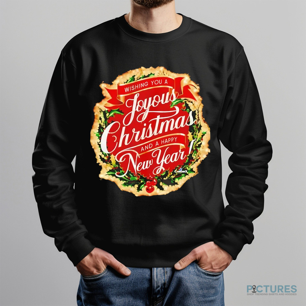 Wishing you a joyous Christmas and a Happy New Year shirt Wishing you a joyous Christmas and a Happy New Year shirt