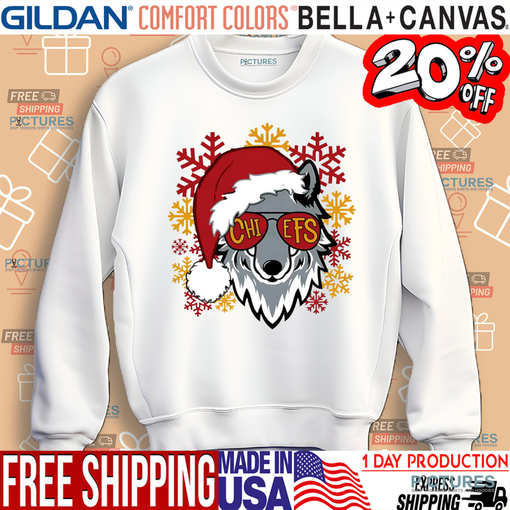 Wolf Football Kansas City Chiefs Christmas shirt