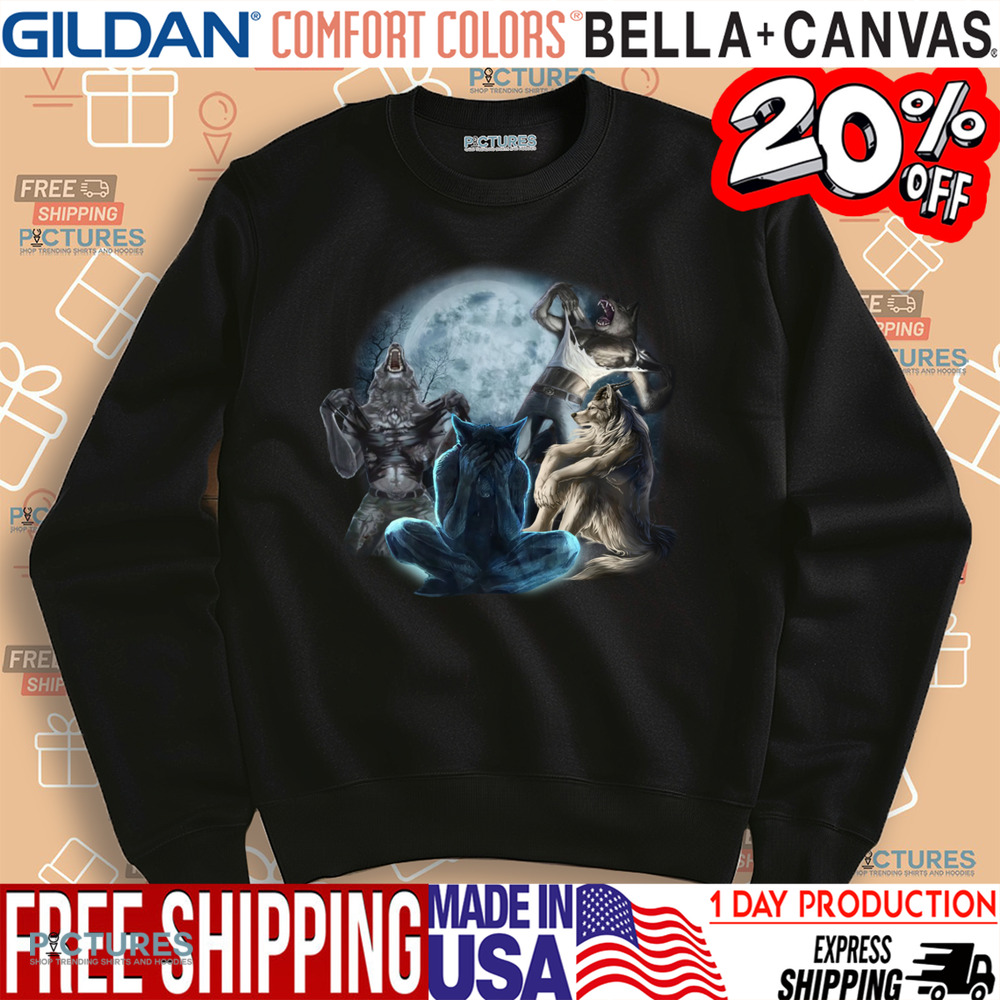 Wolf Moon Emo Meme Shirt