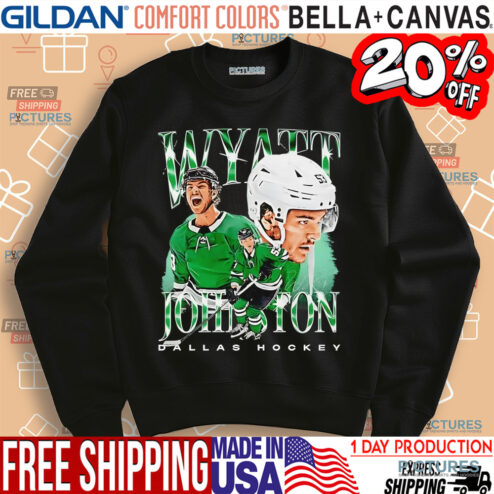 Wyatt Johnston Dallas Hookey vintage bootleg shirt