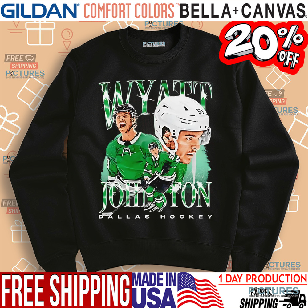 Wyatt Johnston Dallas Hookey vintage bootleg shirt