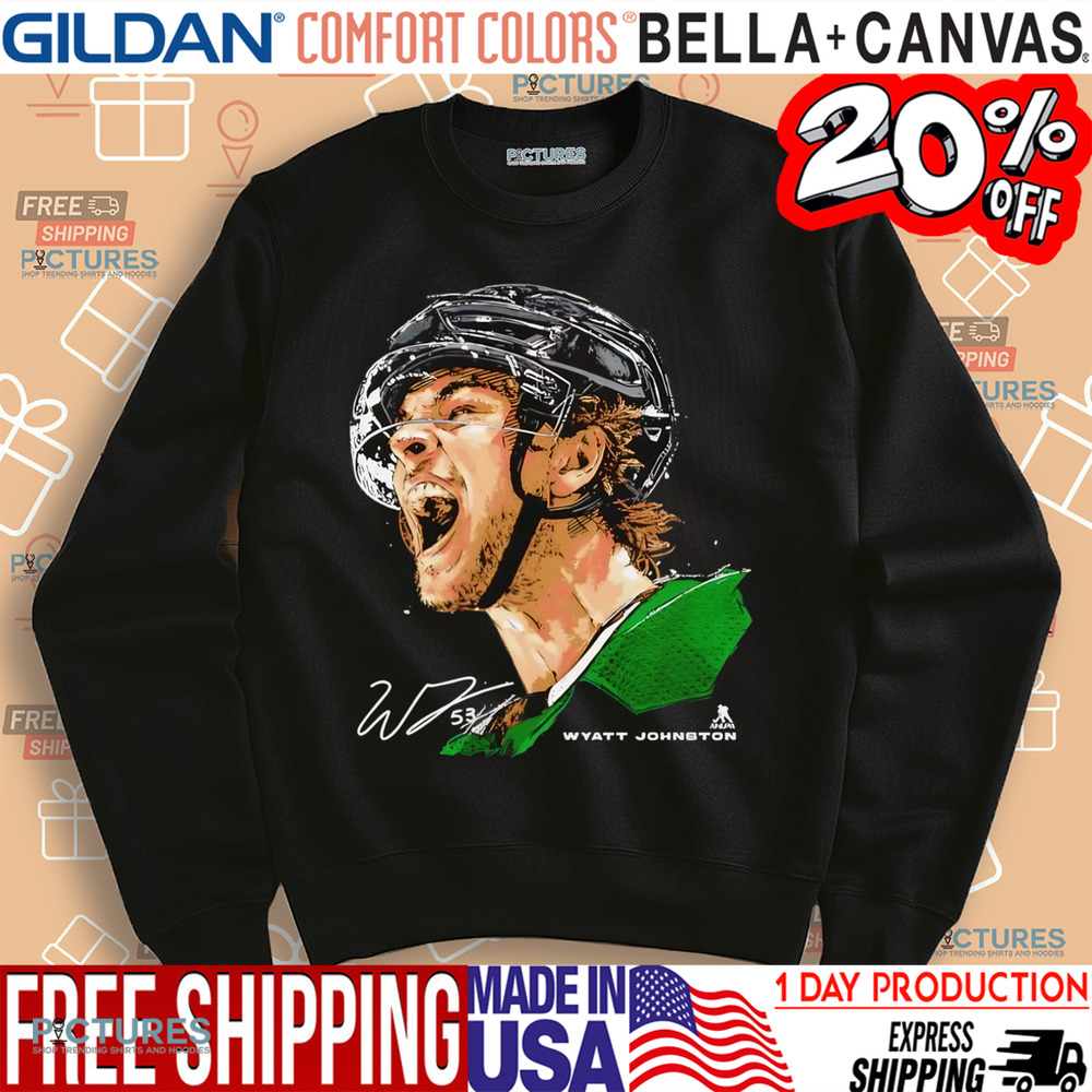 Wyatt Johnston Dallas Stars scream shirt