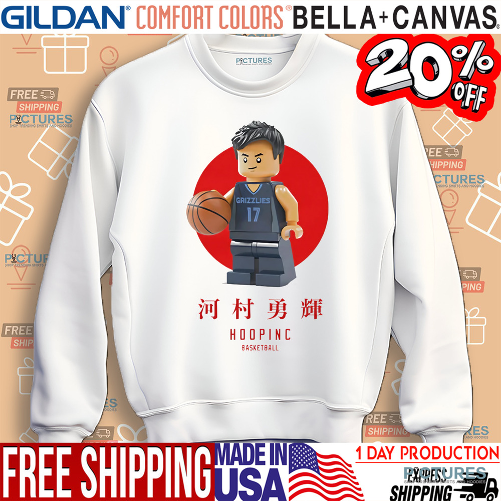 Yuki Kawamura Memphis Grizzlies Basketball Lego shirt