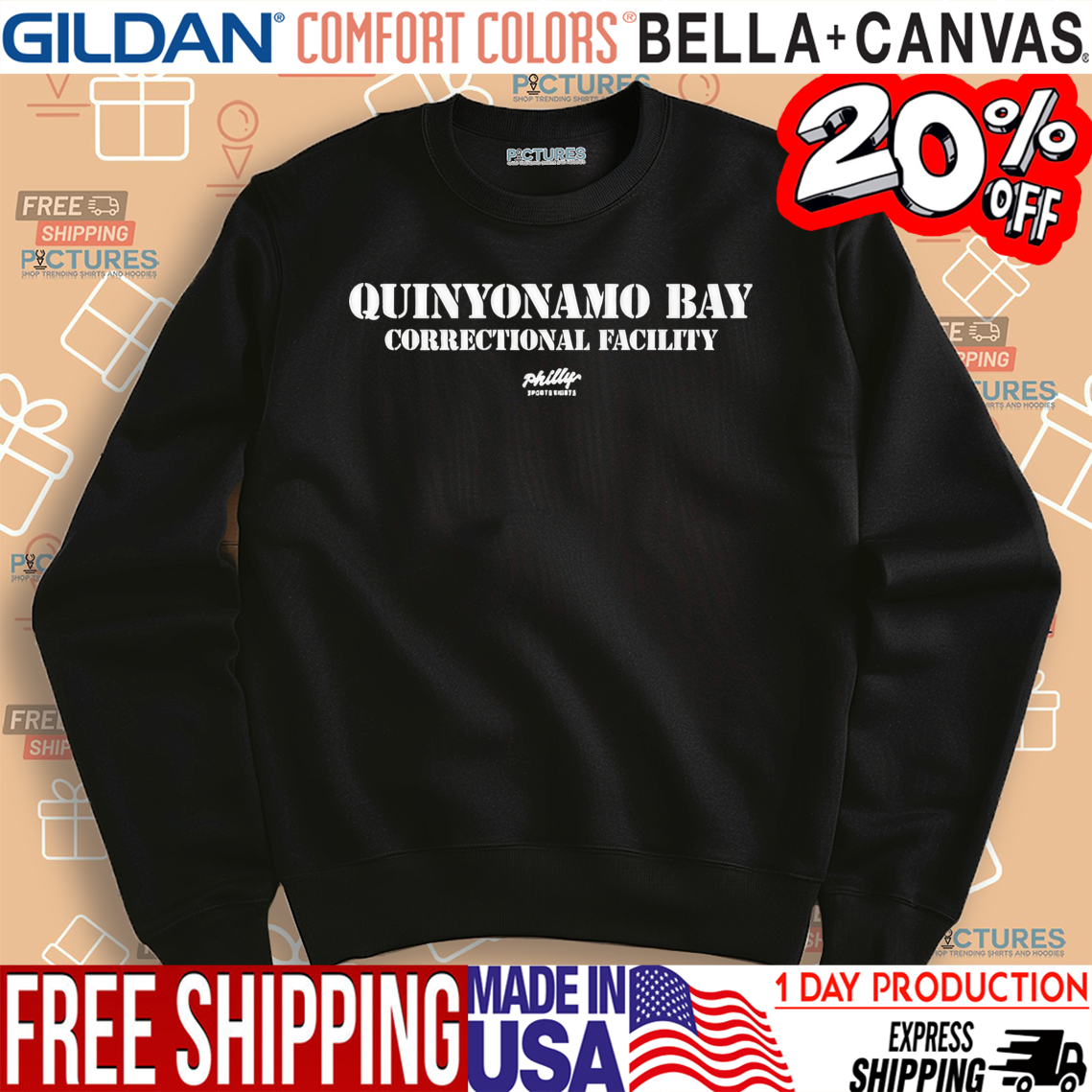 Quinyonamo Bay Correctional Facilrry Shirt