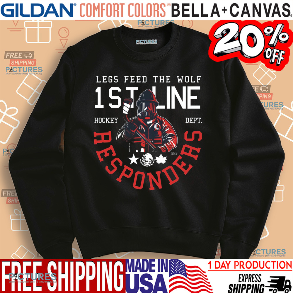1st Line Responders Legs Feed the Wolf shirt