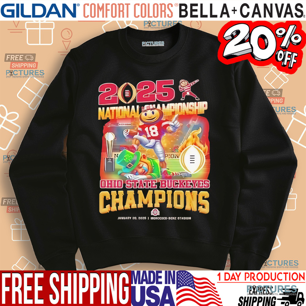 2025 National Championship Ohio State Buckeyes Champions shirt