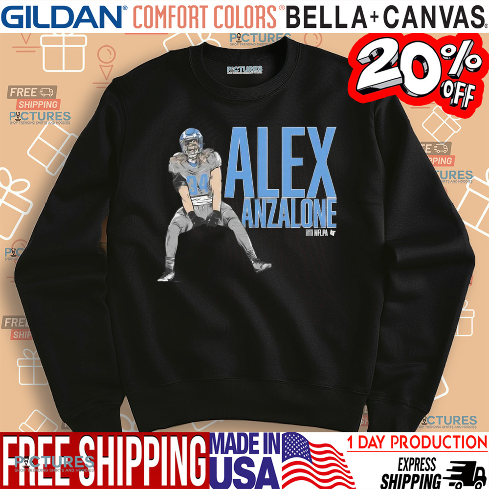 Alex Anzalone Detroit Lions Grit Pose Shirt