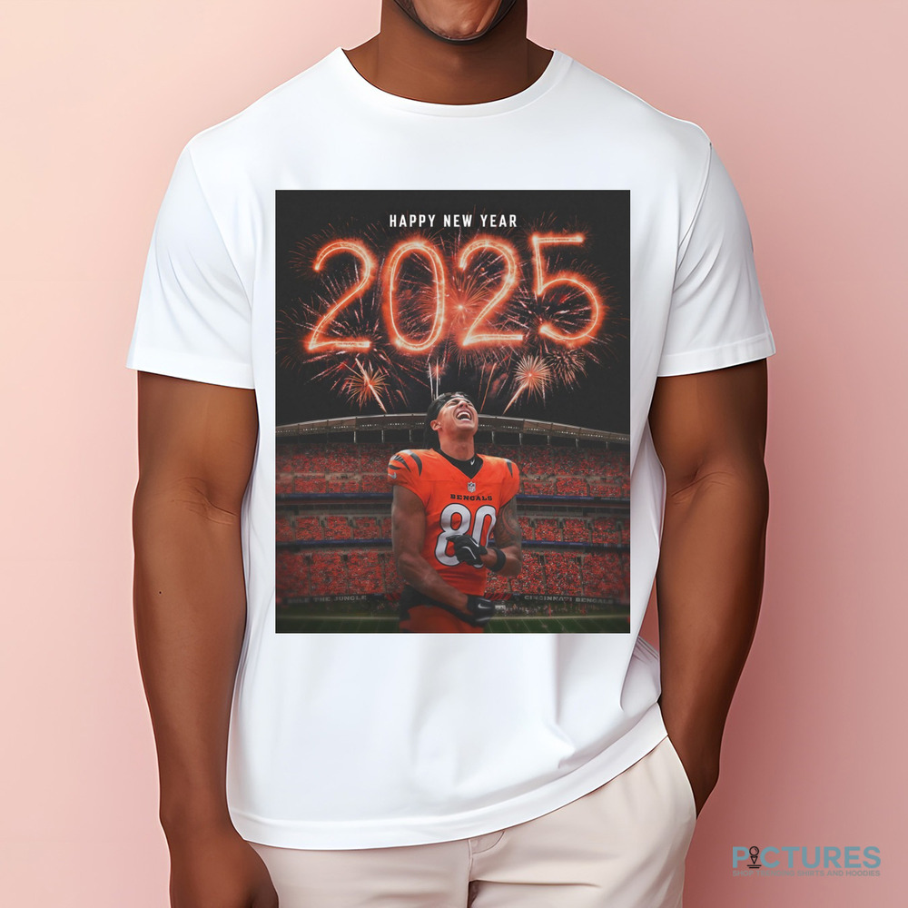 Andrei Iosivas Bengals Happy New Year 2025 Shirt Andrei Iosivas Bengals Happy New Year 2025 Shirt