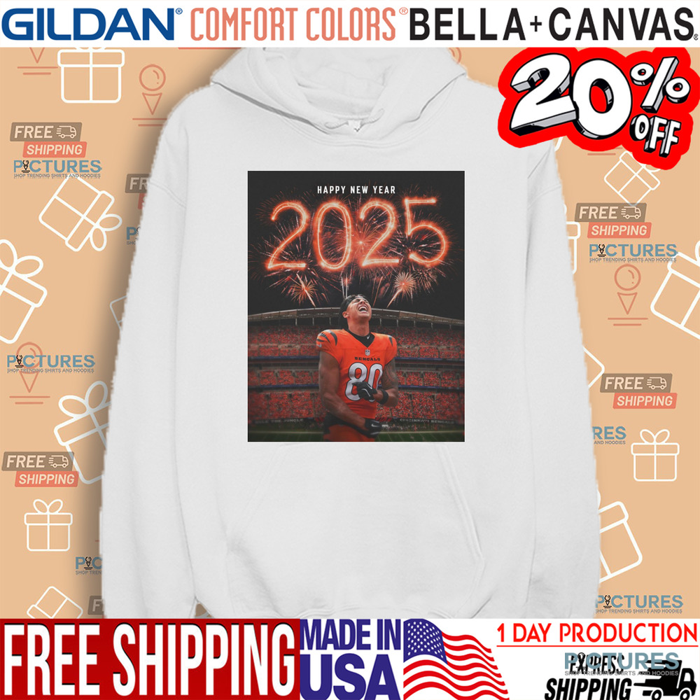 Andrei Iosivas Bengals Happy New Year 2025 Shirt Andrei Iosivas Bengals Happy New Year 2025 Shirt