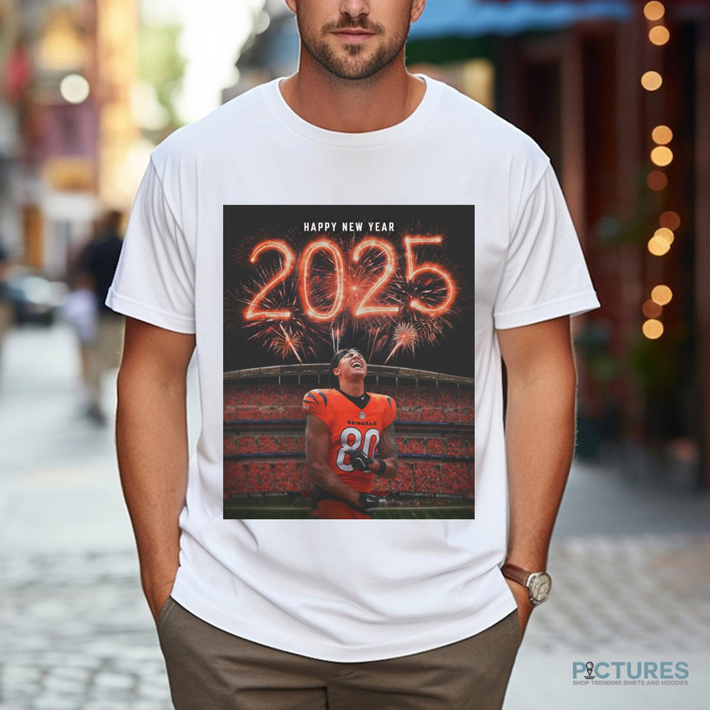 Andrei Iosivas Bengals Happy New Year 2025 Shirt Andrei Iosivas Bengals Happy New Year 2025 Shirt