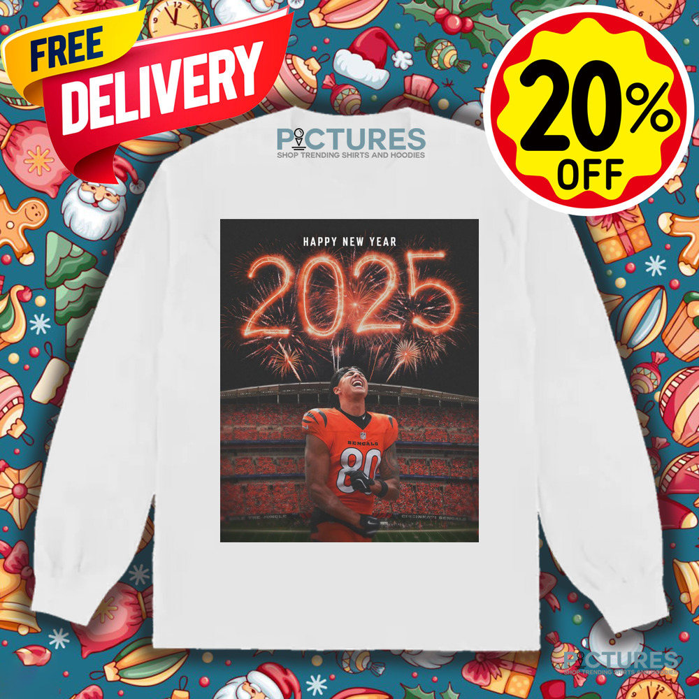 Andrei Iosivas Bengals Happy New Year 2025 Shirt Andrei Iosivas Bengals Happy New Year 2025 Shirt
