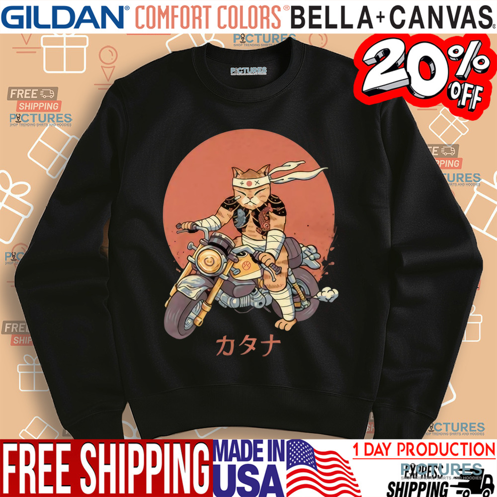 Biker Gang Catana Meowster shirt