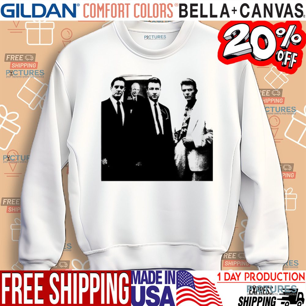 Blue Rose Fbi Agents David Lynch & David Bowie Shirt