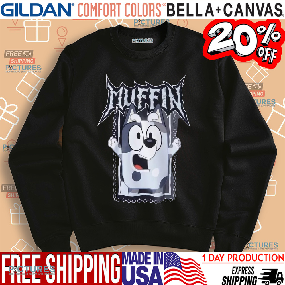 Bluey Muffin Metal Shirt