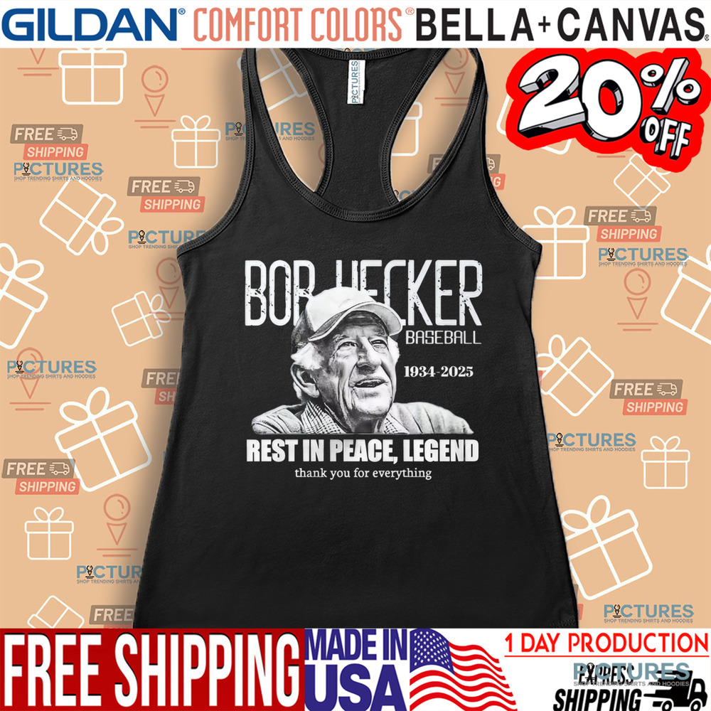 Bob Uecker Baseball 1934-2025 Rest In Peace Legend Thank You For Everything Shirt