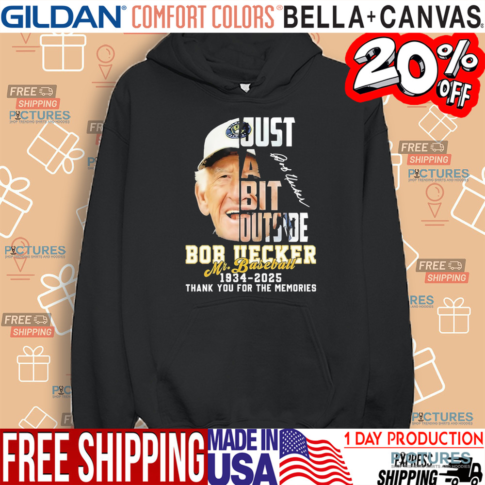 Bob Uecker Just A Bit Outside Mr Baseball 1934 2025 Thank You For The Memories Shirt