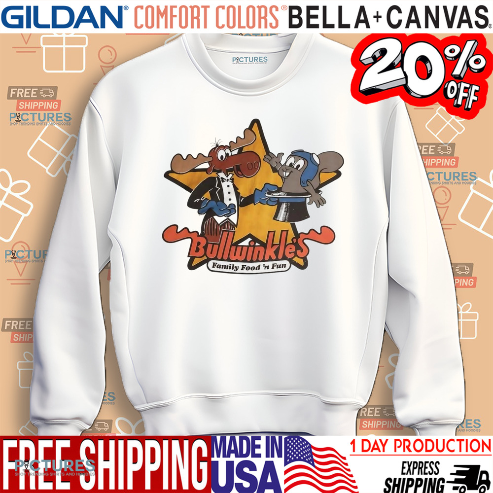 Bullwinkle’s family food ‘n fun shirt