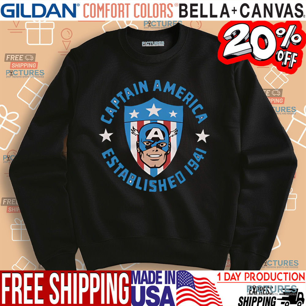 Captain America Established 1941 Shirt