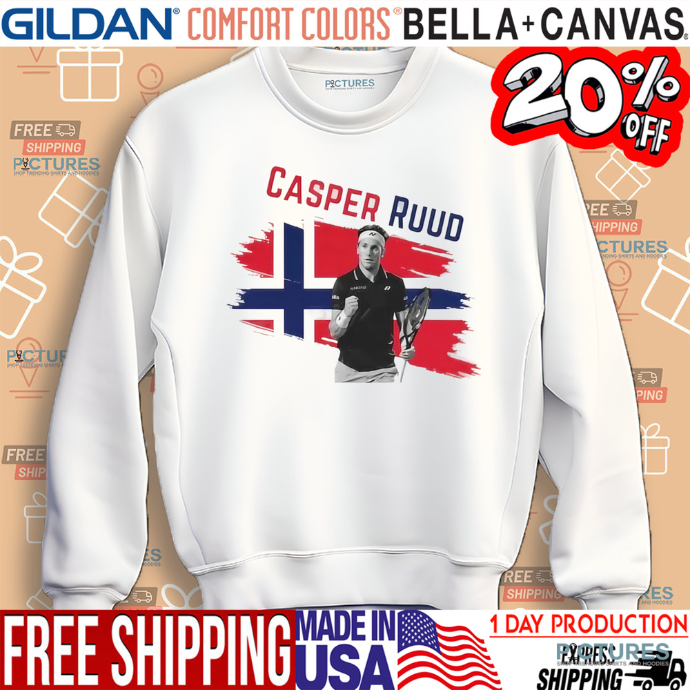 Casper Ruud Tennis Norway Flag Shirt