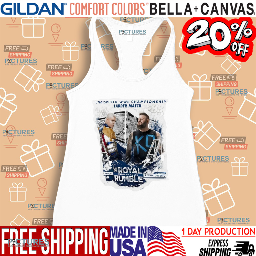 Cody Rhodes vs. Kevin Owens Royal Rumble 2025 Undisputed WWE Championship Ladder Match Shirt