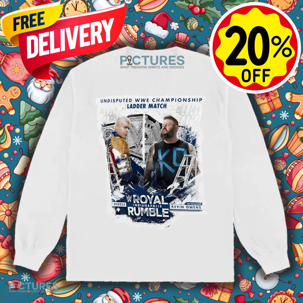 Cody Rhodes vs. Kevin Owens Royal Rumble 2025 Undisputed WWE Championship Ladder Match Shirt