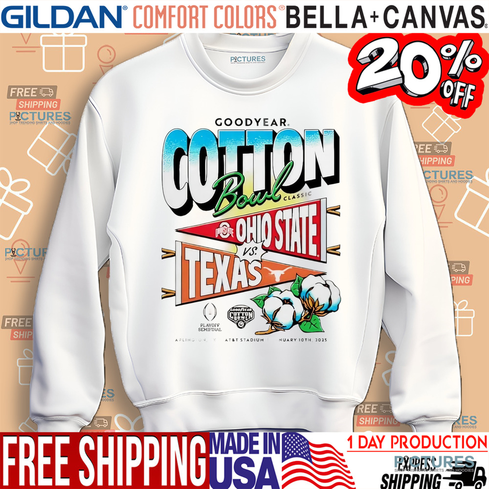 College Football Playoff 2025 Goodyear Cotton Bowl Classic Head-To-Head shirt
