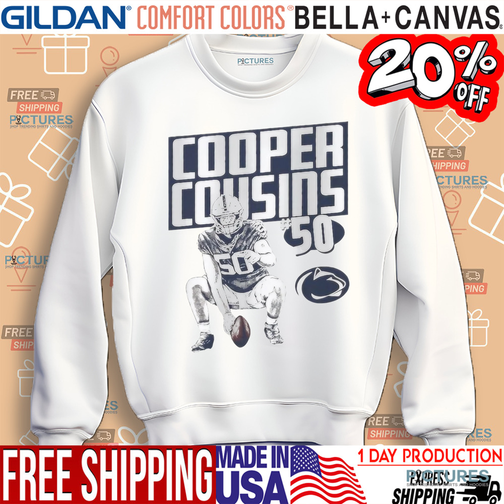 Cooper Cousins Penn State football block name shirt